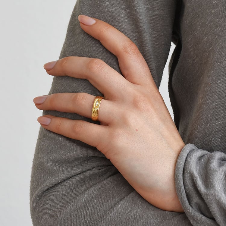 Dámský snubný prsteň zo zlata 76986