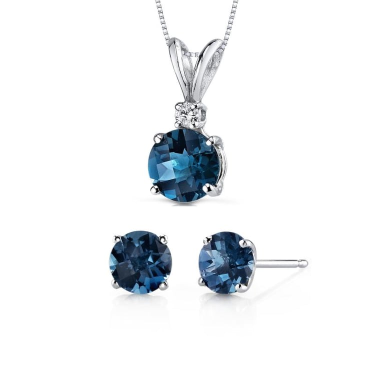 Zlatá kolekcia s londýnskymi topásmi Risha 9630