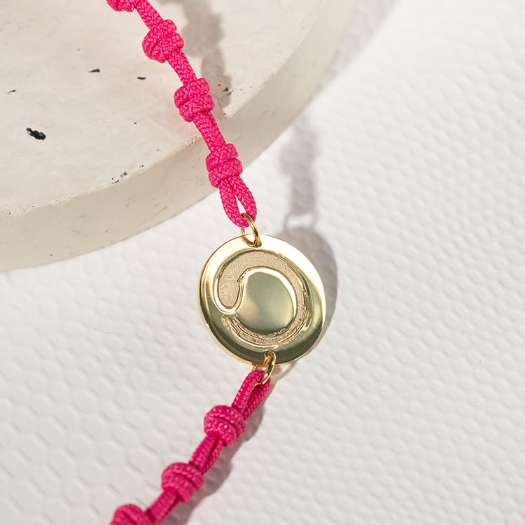 Povrázkový joga náramok so symbolom Enso 133871