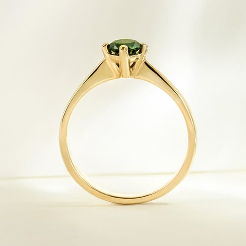 Zásnubný prsteň so zeleným diamantom Maya