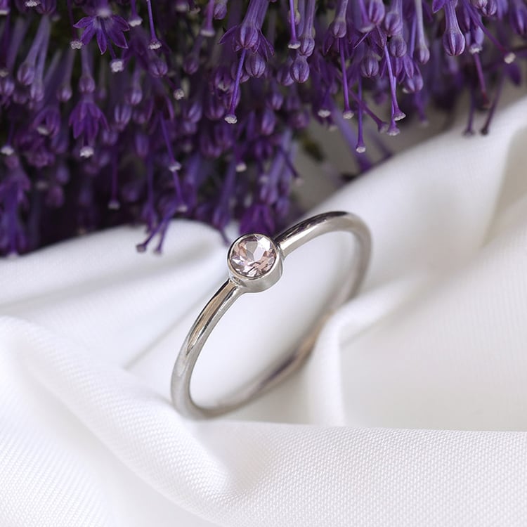 Prsteň s morganitom zo zlata 82421