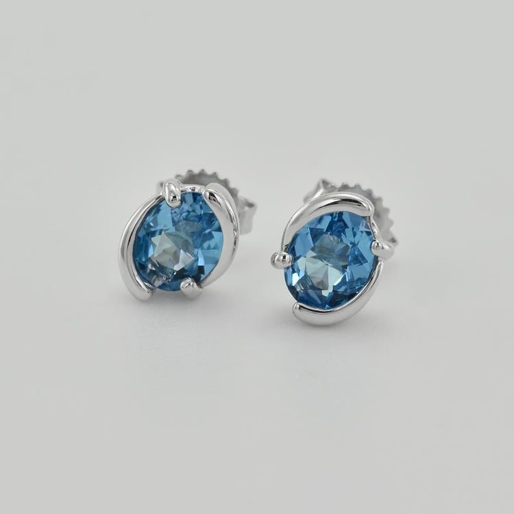 Náušnice s topásmi 41613