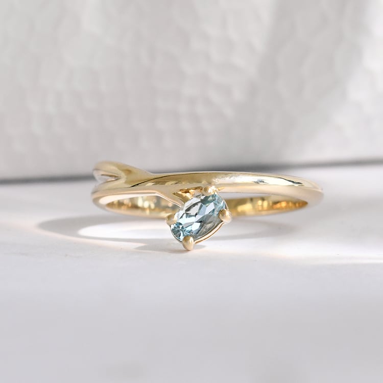 Prsteň s oválnym akvamarínom Cellini 117559