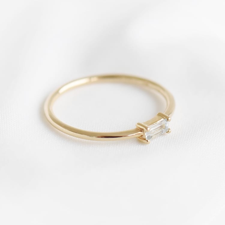 Minimalistický prsteň 91189