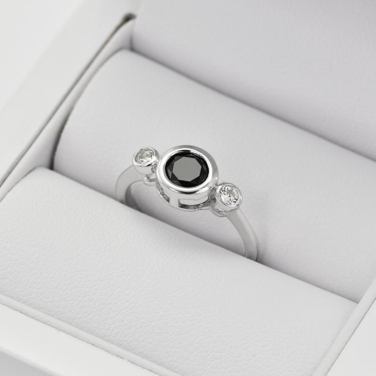 Prsteň zo striebra 26276