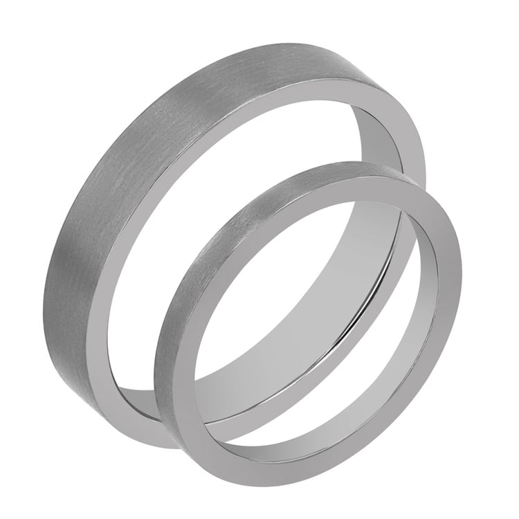 Titanové snubné prstene Kamal