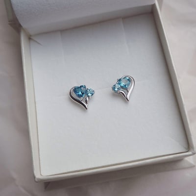 Romantické topásové náušnice