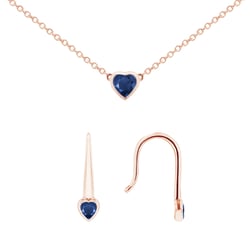 Zafírový set šperkov Roshni