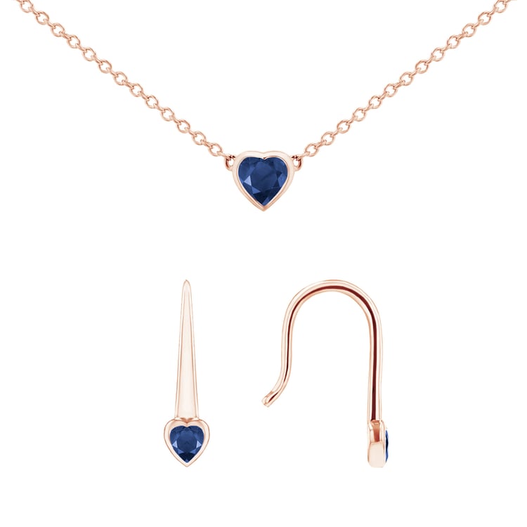 Zafírová kolekcia šperkov Roshni 145759