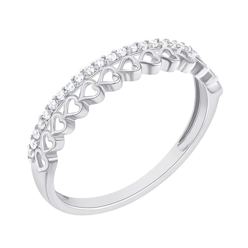 Romantický eternity prsteň s diamantmi Acacia