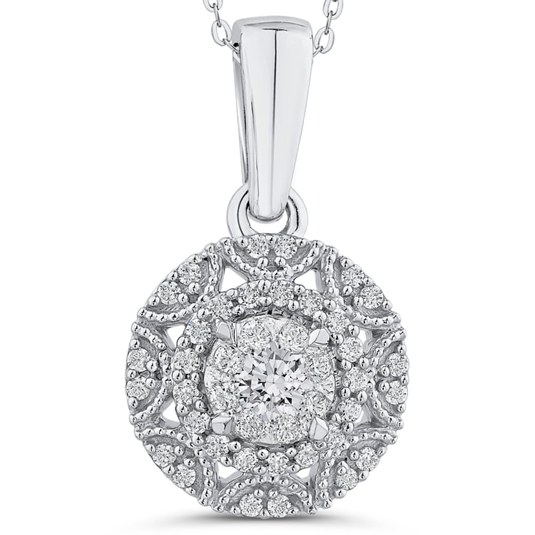 Prepychový diamantový prívesok zo zlata 51893