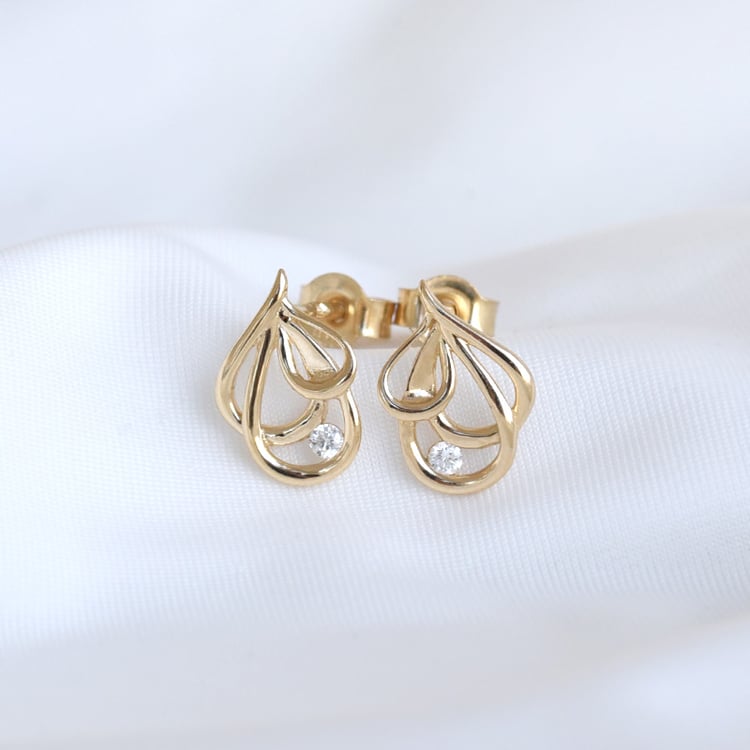 Zlaté náušnice 81375