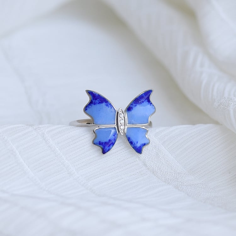 Strieborný prsteň 64093