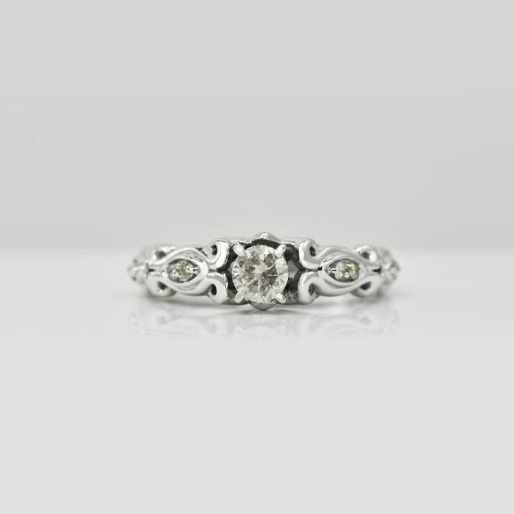 Zásnubný zlatý prsteň 17319