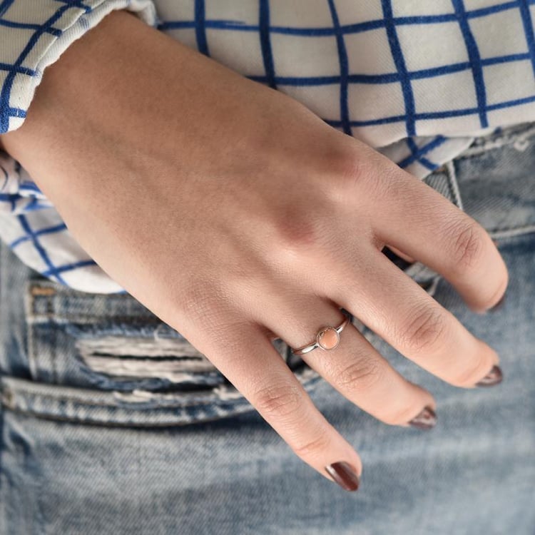 Prsteň s koralom 40582