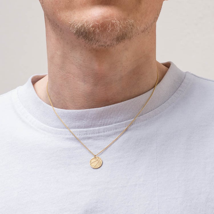 Prívesok lopta s gravírom vašej voľby Basketball 123608