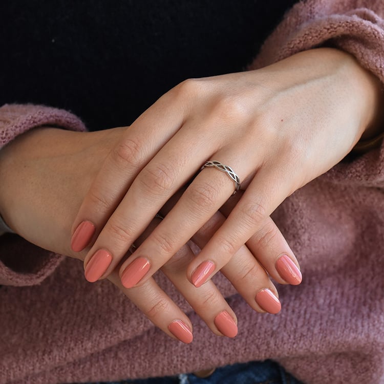 Prepletaný snubný prsteň 71340