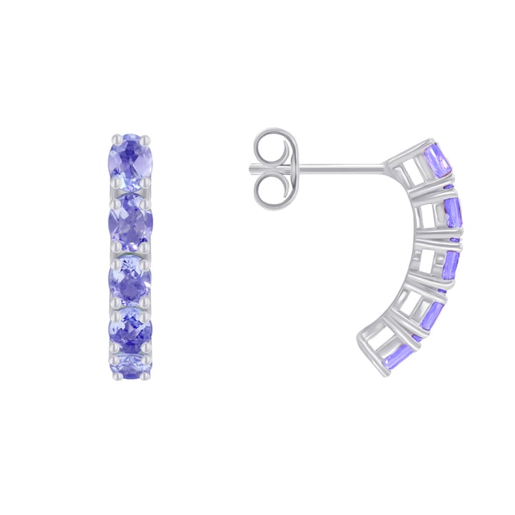 Tanzanitové náušnice
