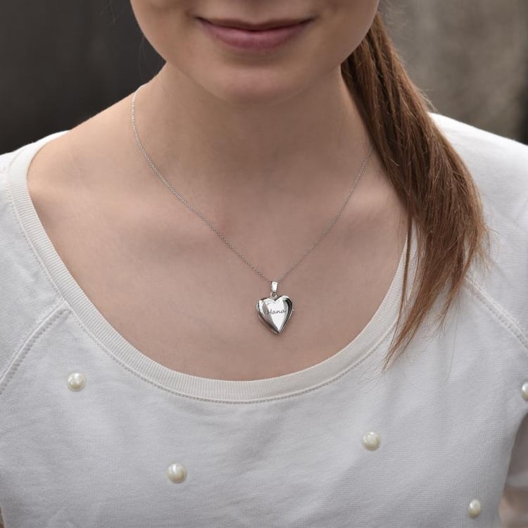 Zlatý medailón v tvare srdca 42510