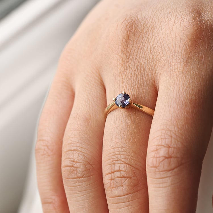 Solitaire prsteň s alexandritom Maya 122818