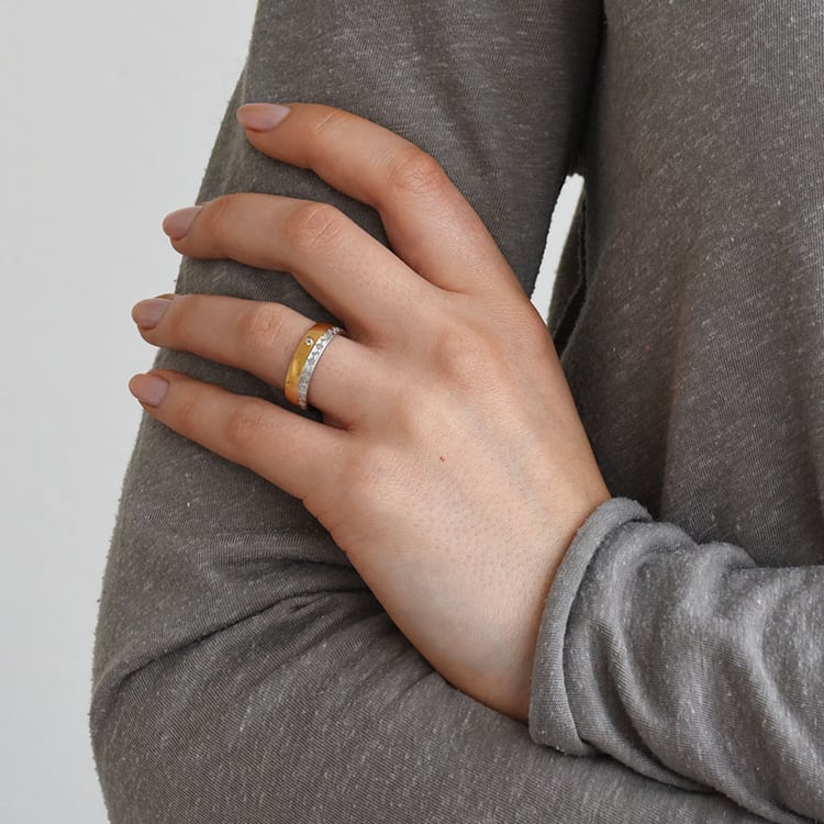 Dámský snubný prsteň 77042