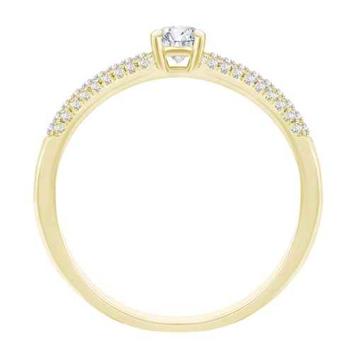 Zásnubný prsteň s lab-grown diamantmi Ranamie