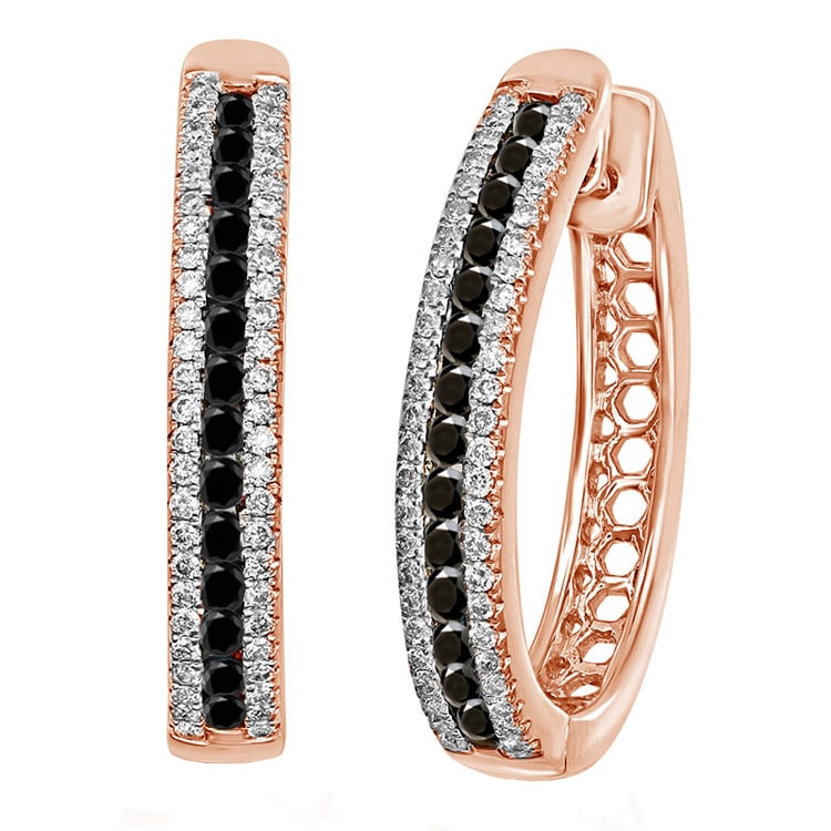 Náušnice z ružového zlata 82682