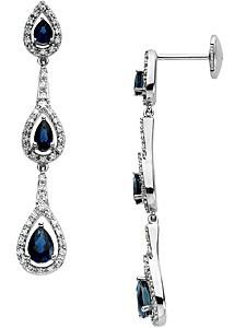 Kolekcia so zafírmi a diamantmi 53140