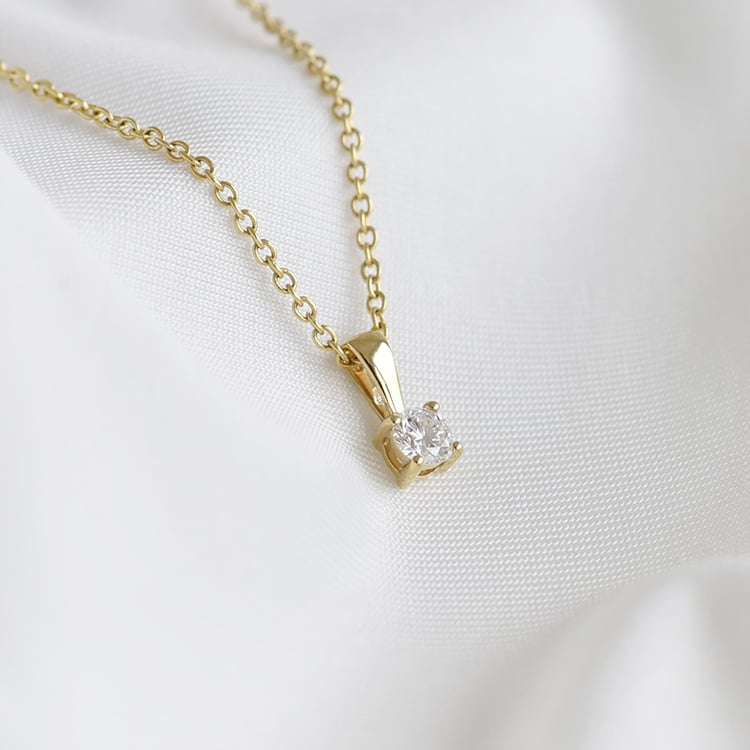 Náhrdelník s diamantom 92713