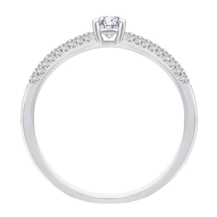 Diamantový prsteň z platiny Ranamie 117759