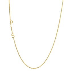 Náhrdelník s 2 písmenami vašej voľby Lupe