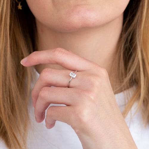 Zásnubný prsteň zo zlata s 0.52ct IGI certifikovaným lab-grown diamantom Olson