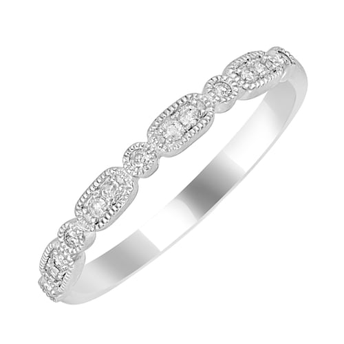 Romantický eternity prsteň s lab-grown diamantmi Melvin