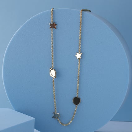 Náhrdelník s planétami Malý princ