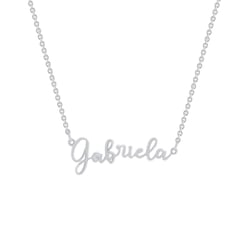 Zlatý náhrdelník s menom a diamantom Sascha