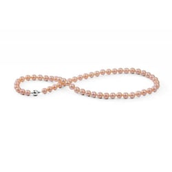 Elegantný zlatý náhrdelník s 6-6.50mm perlami Dahra