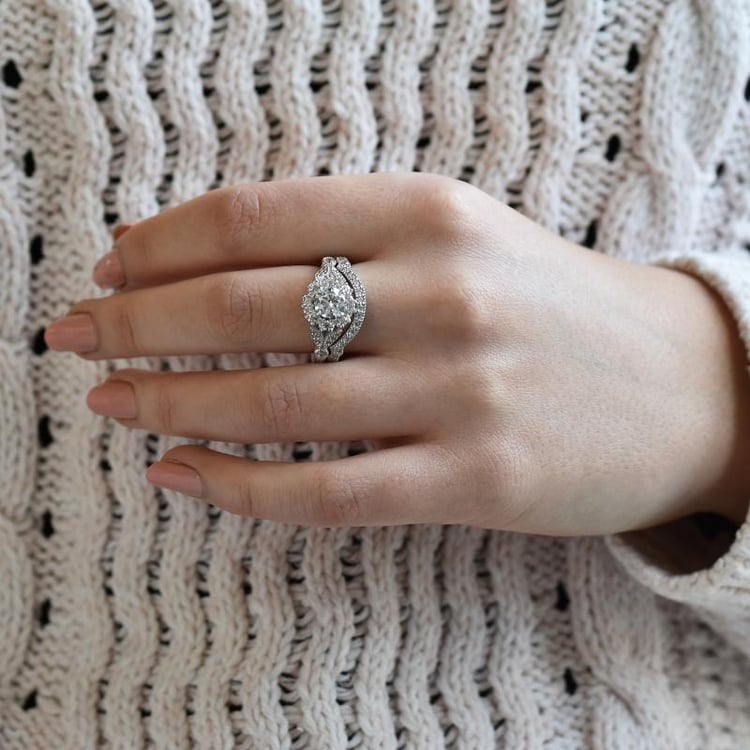 Zlaté prstene s diamantmi 4430