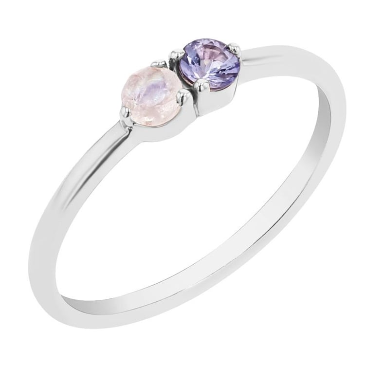 Duo prsteň s drahokamami podľa vášho výberu Penn 99920