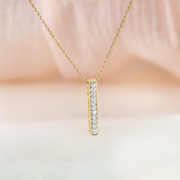 Zlatý prívěsok s diamantmi Ola 163561