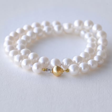 Zlatý perlový náhrdelník Porter