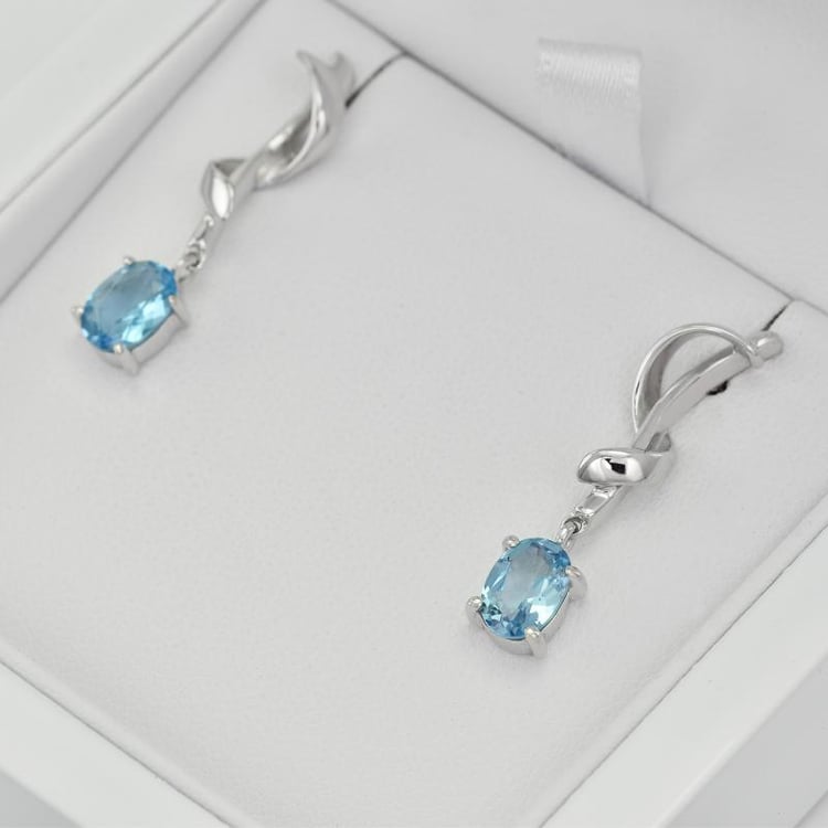 Topásové náušnice 25103