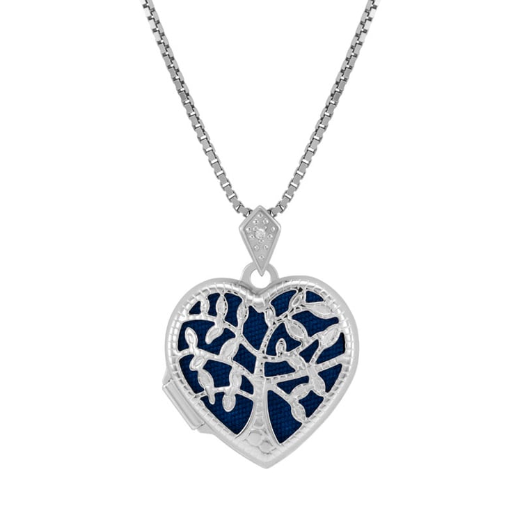 Strieborný medailón so stromom života