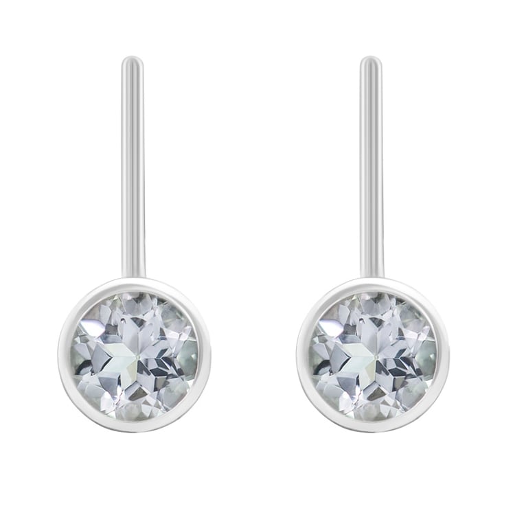 Zlaté náušnice s moissanitmi 68620