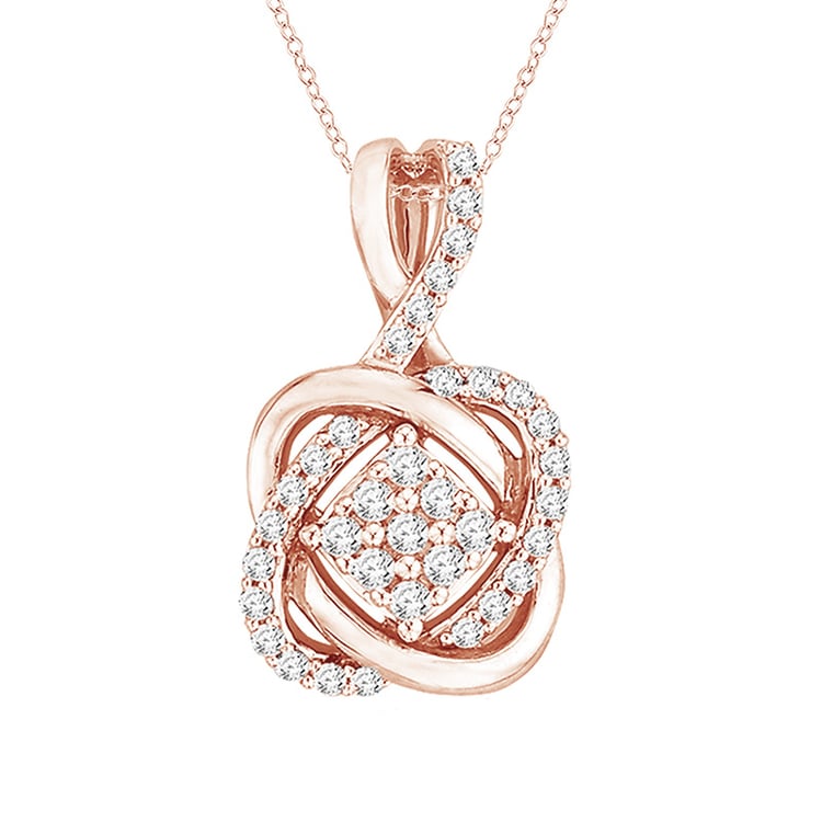 Prívesok z ružového zlata 93109