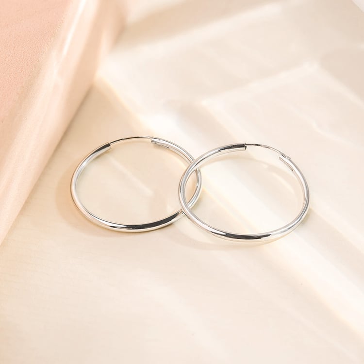 Zlaté kruhové náušnice Aliesha 153173