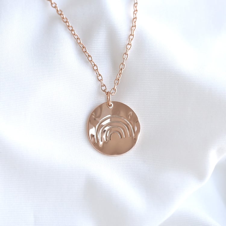 Strieborný prívesok s dúhou Nicole 82080