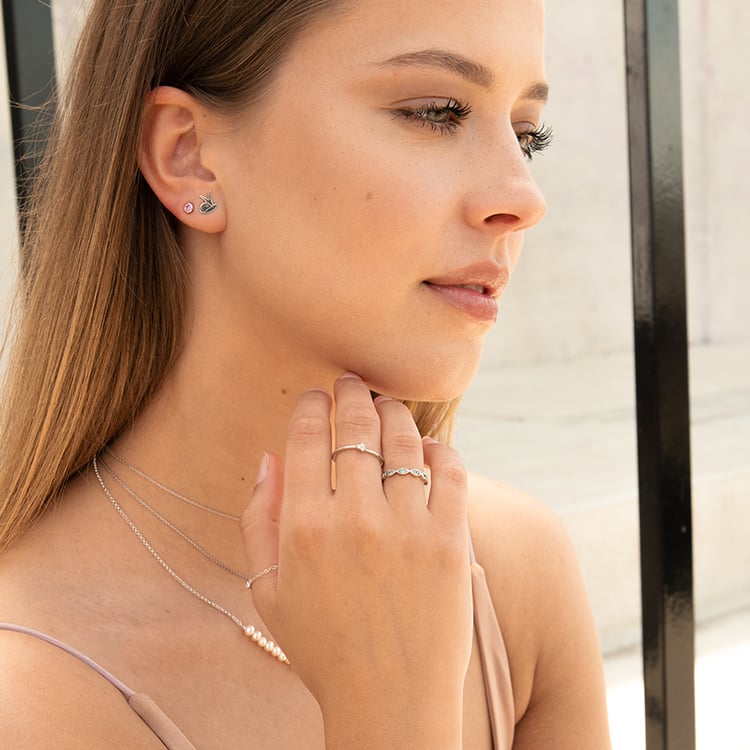 Strieborné náušnice Malý princ a líška 122486