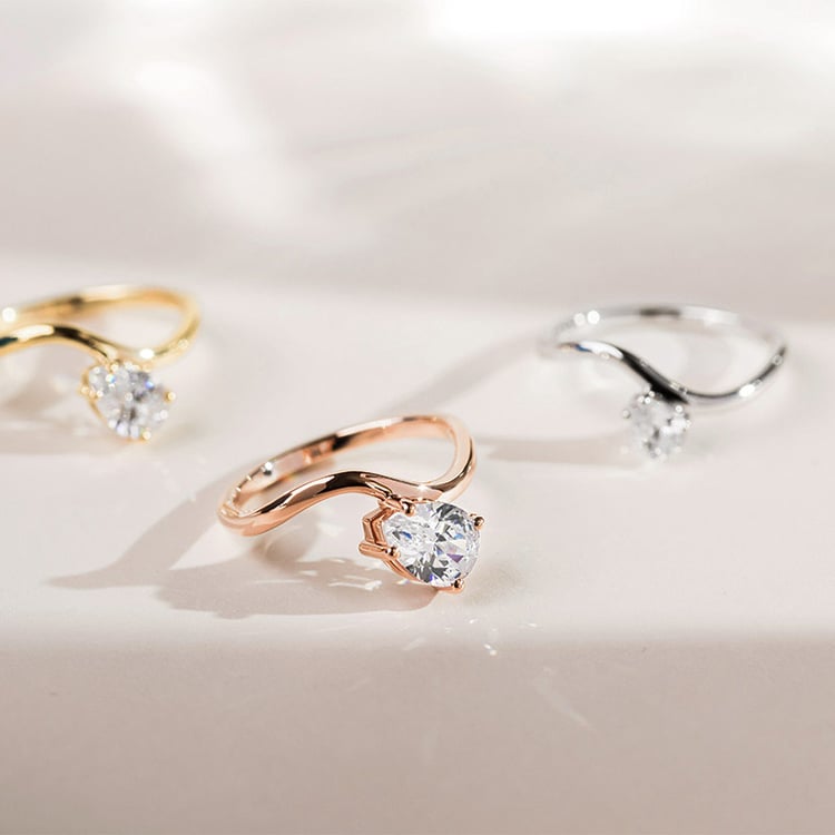 Elegantný zásnubný prsteň zo zlata 154738