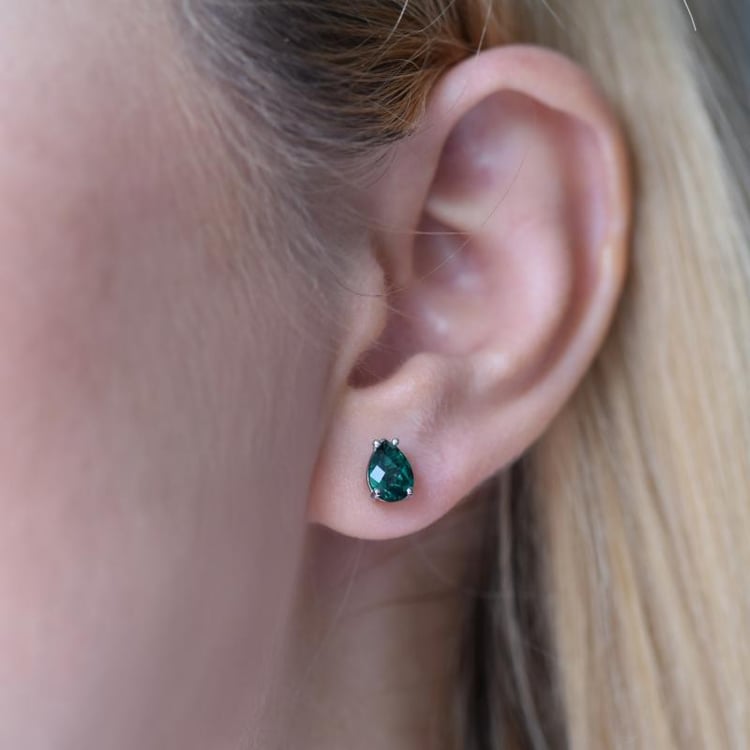 Náušnice so smaragdmi 13458