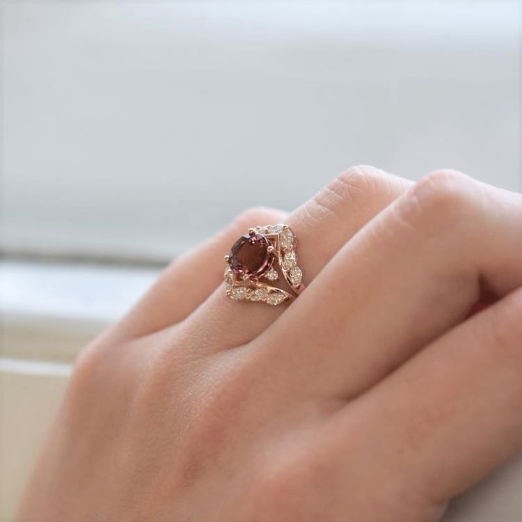 Prsteň zo zlata s turmalínom Ceara 106901